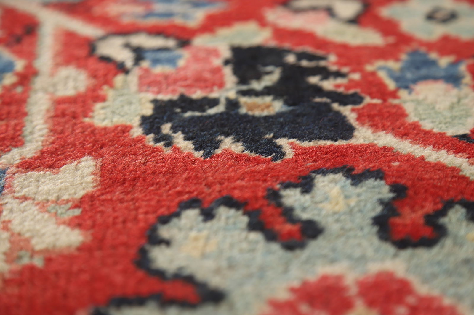 Pre-1900 Antique Vegetable Dye Mahal Persian Area Rug 10x13 - 11