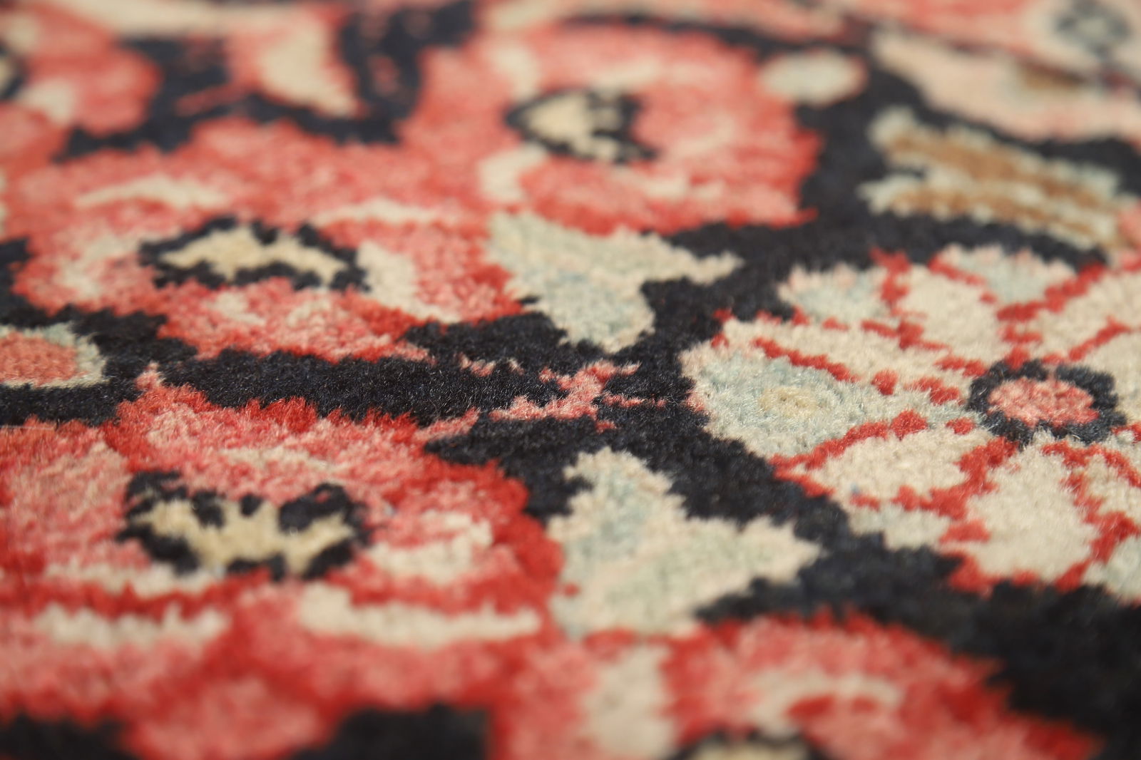 Pre-1900 Antique Vegetable Dye Mahal Persian Area Rug 10x13 - 12