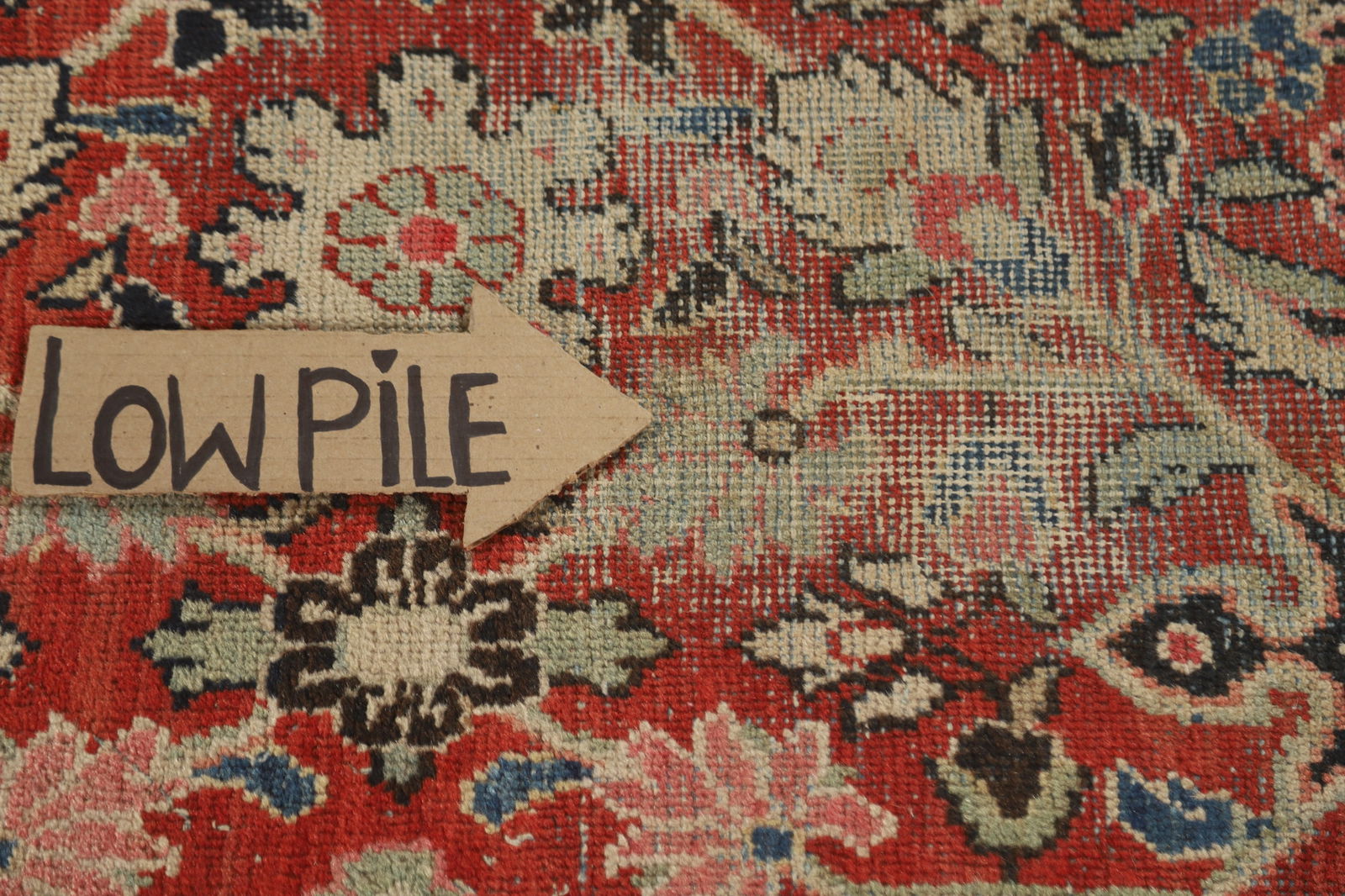 Pre-1900 Antique Vegetable Dye Mahal Persian Area Rug 10x13 - 13