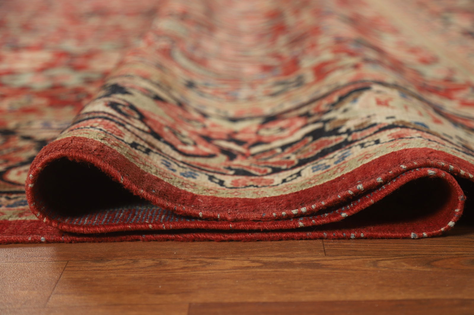 Pre-1900 Antique Vegetable Dye Mahal Persian Area Rug 10x13 - 17