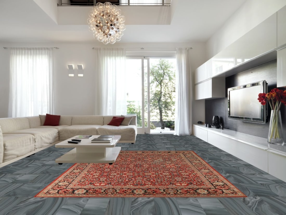 Pre-1900 Antique Vegetable Dye Mahal Persian Area Rug 10x13 - 2