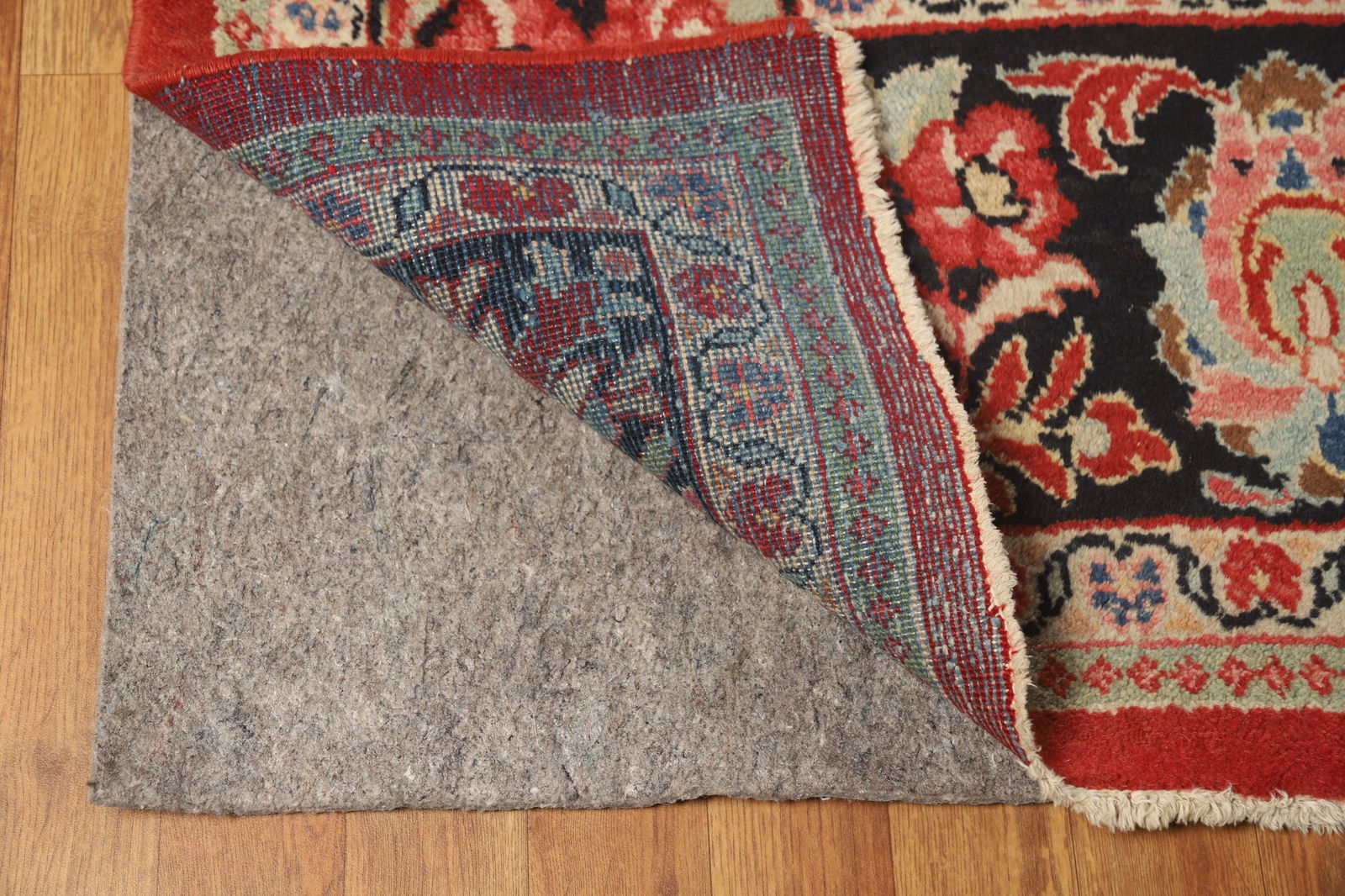 Pre-1900 Antique Vegetable Dye Mahal Persian Area Rug 10x13 - 8