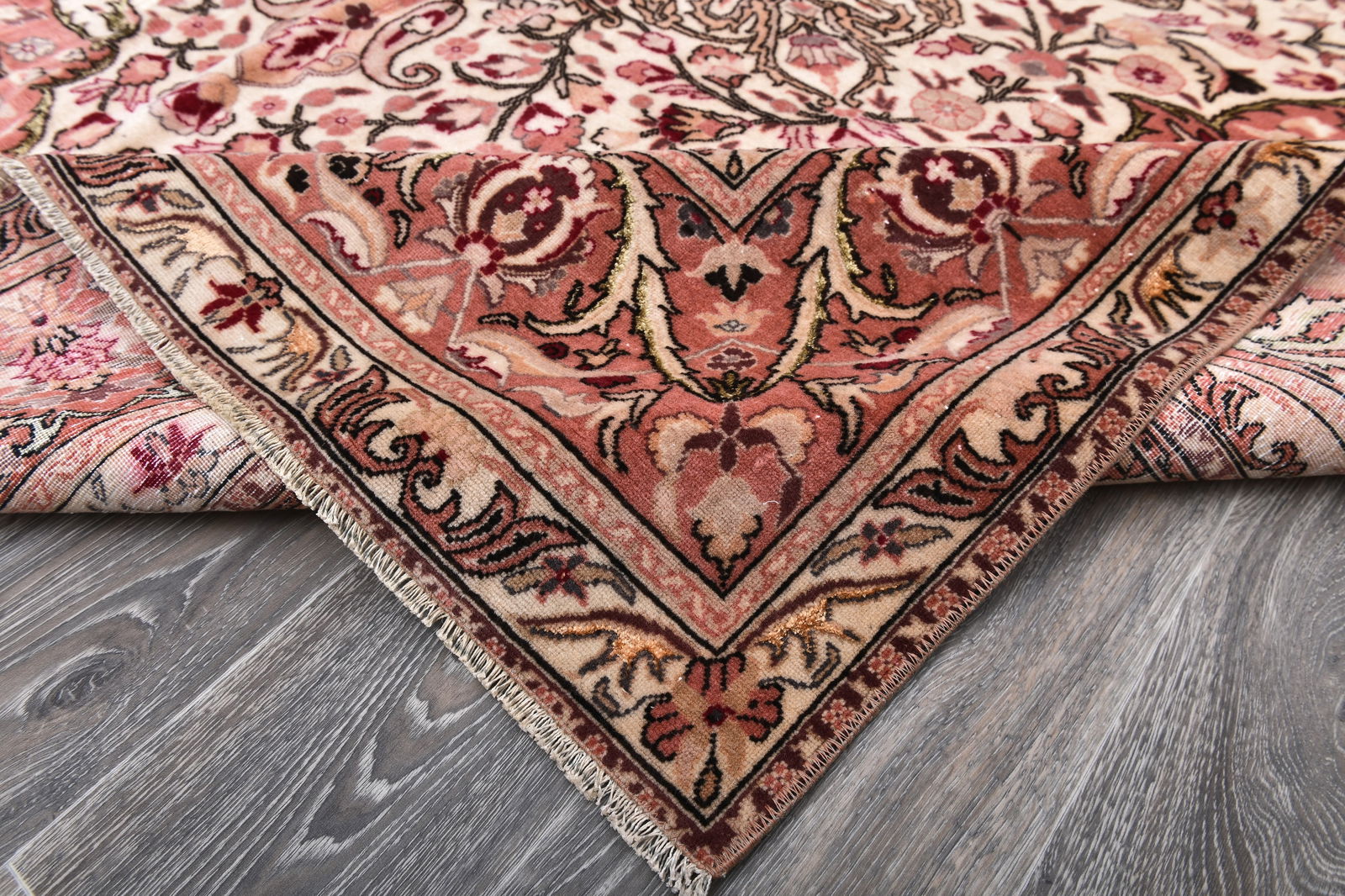 6'11'' x 10'0'' Handmade Vintage Wool Rug - 243812 - 12