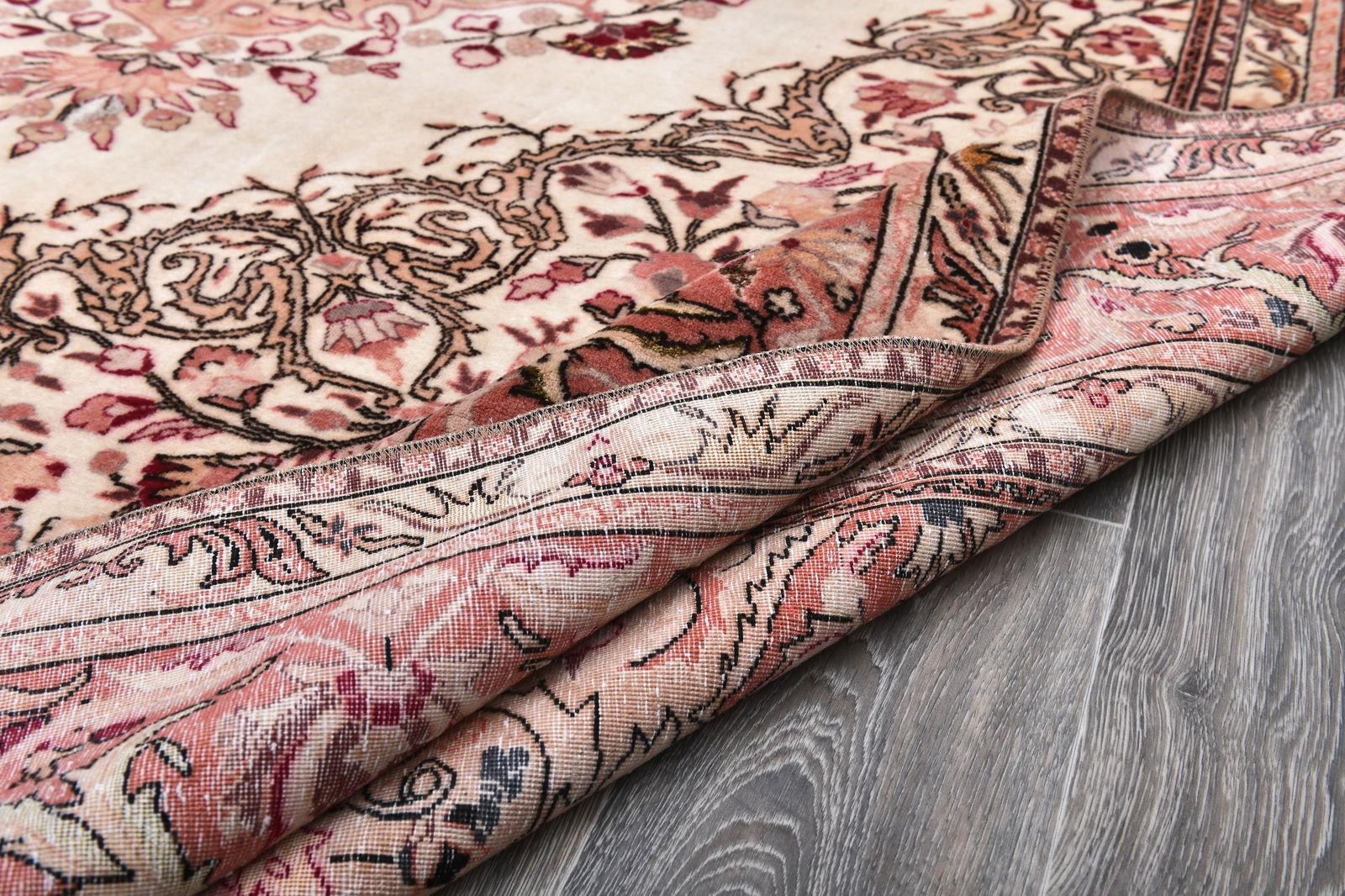 6'11'' x 10'0'' Handmade Vintage Wool Rug - 243812 - 13