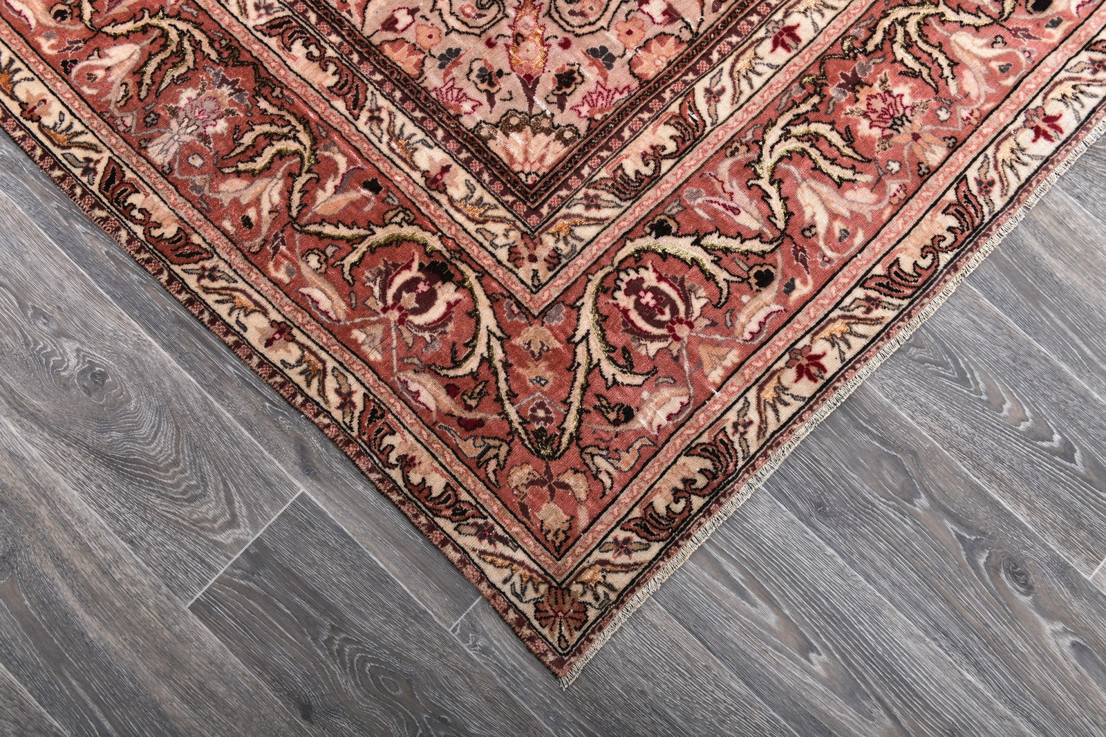 6'11'' x 10'0'' Handmade Vintage Wool Rug - 243812 - 7