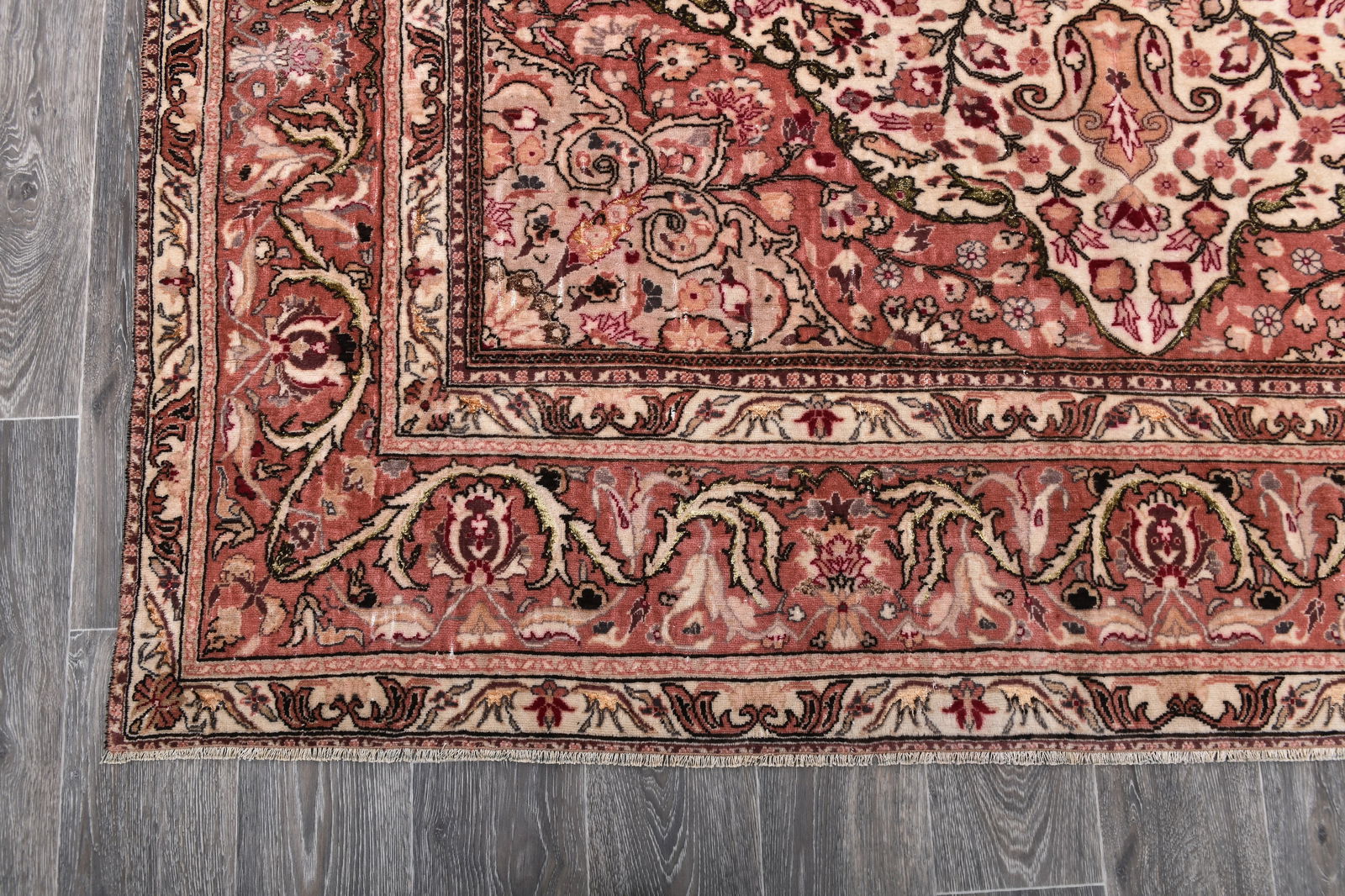 6'11'' x 10'0'' Handmade Vintage Wool Rug - 243812 - 8