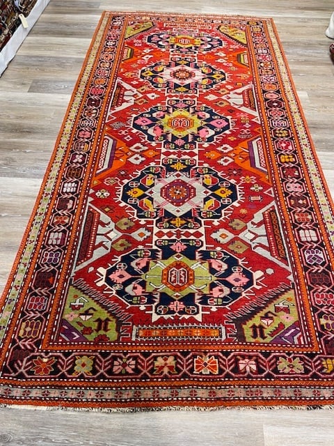 Colorful antique Karabagh Caucasian Rug-5156 (1 of 8)