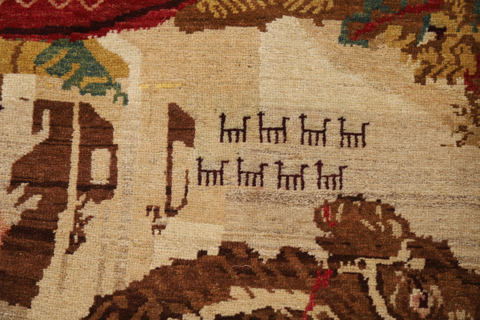 Antique Vegetable Dye Karabagh Oriental Rug 4x6 - 12