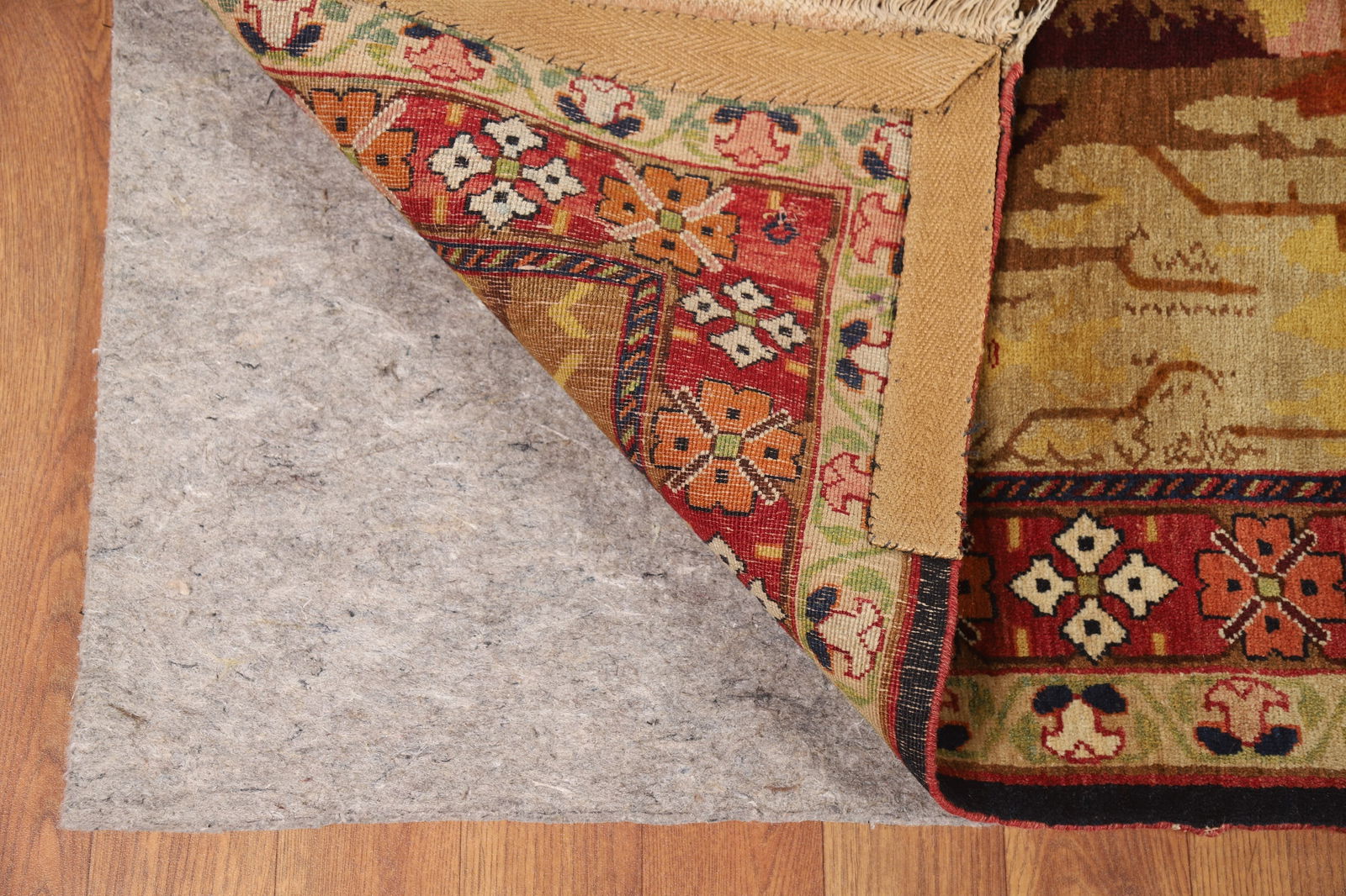 Antique Vegetable Dye Karabagh Oriental Rug 4x6 - 8