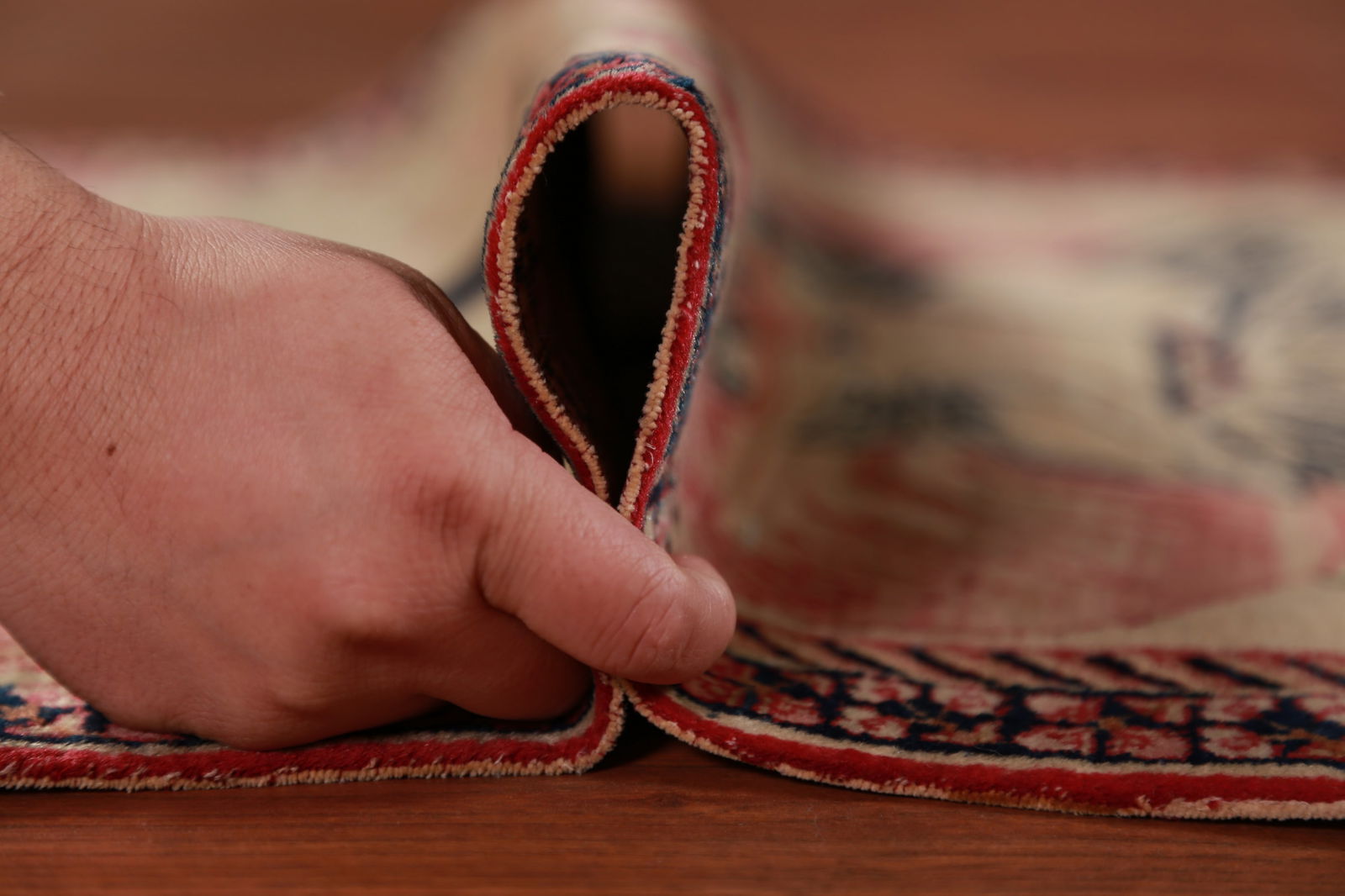 Pre-1900 Antique Vegetable Dye Kerman Ravar Persian Rug 2x3 - 16