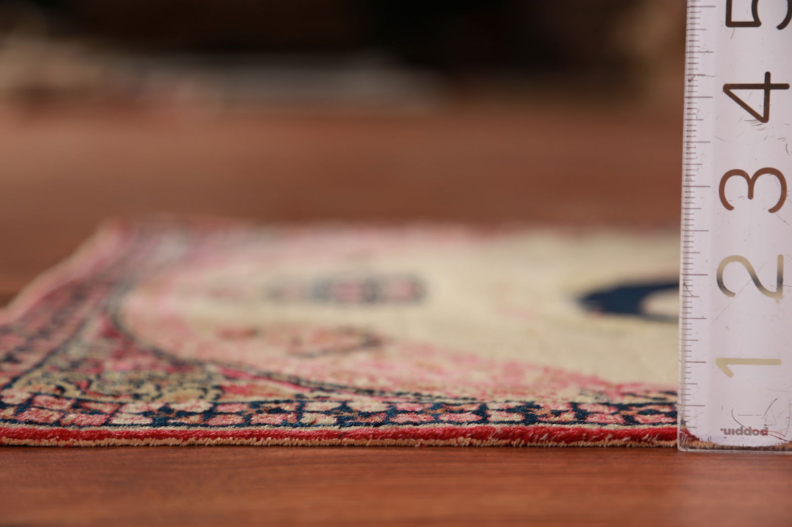 Pre-1900 Antique Vegetable Dye Kerman Ravar Persian Rug 2x3 - 17