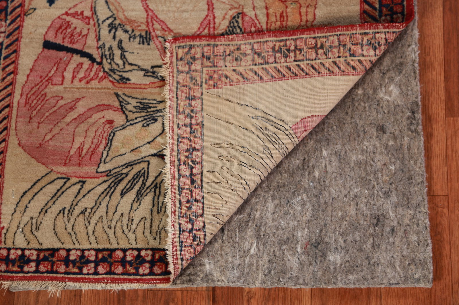 Pre-1900 Antique Vegetable Dye Kerman Ravar Persian Rug 2x3 - 5