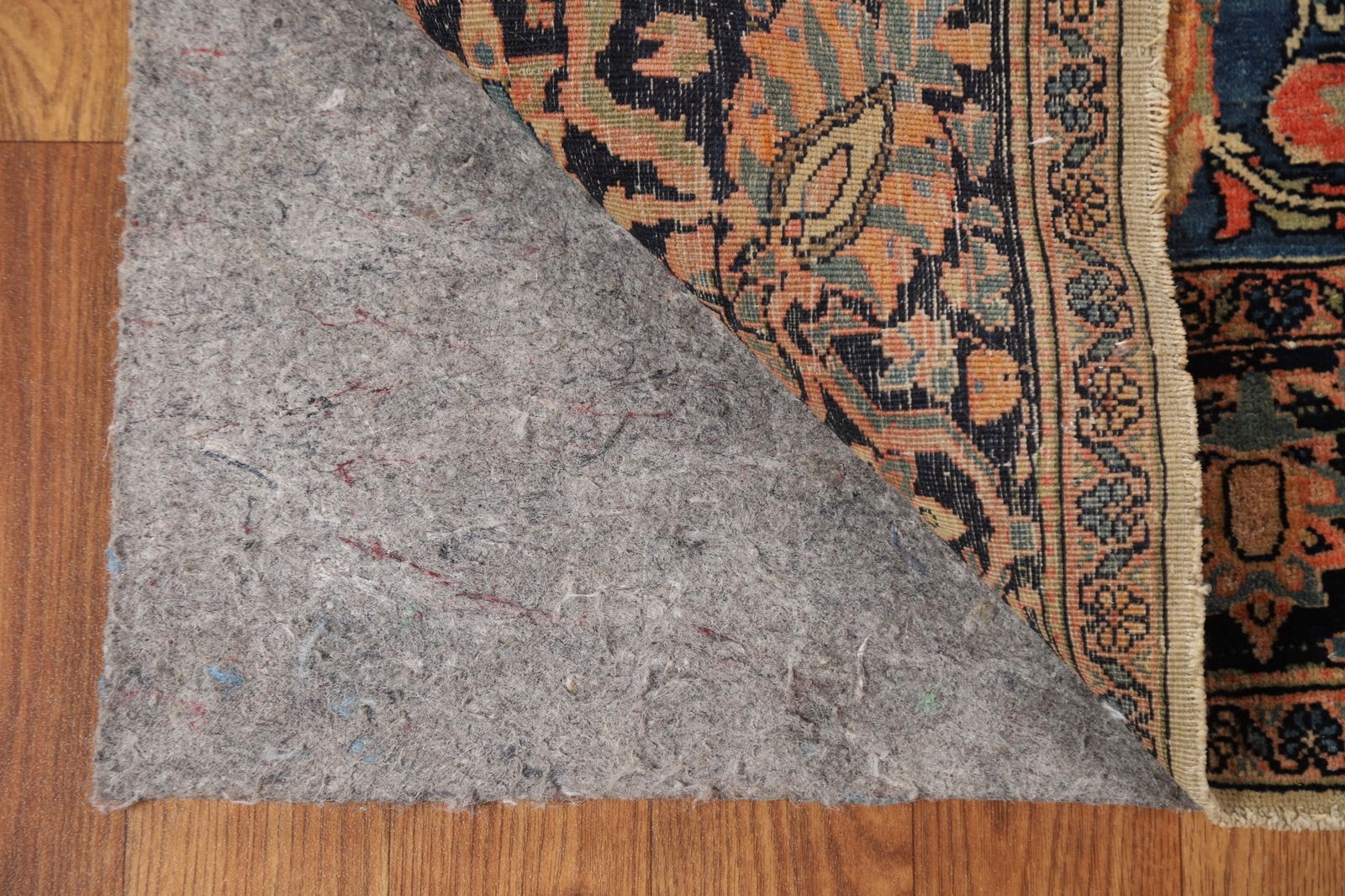 Antique Vegetable Dye Sarouk Farahan Persian Rug 4x6 - 8