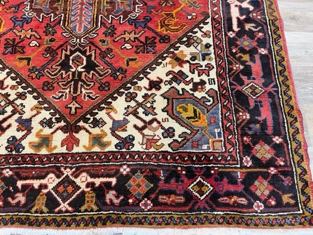 Vintage Persian Heriz Rug-4225 - 4