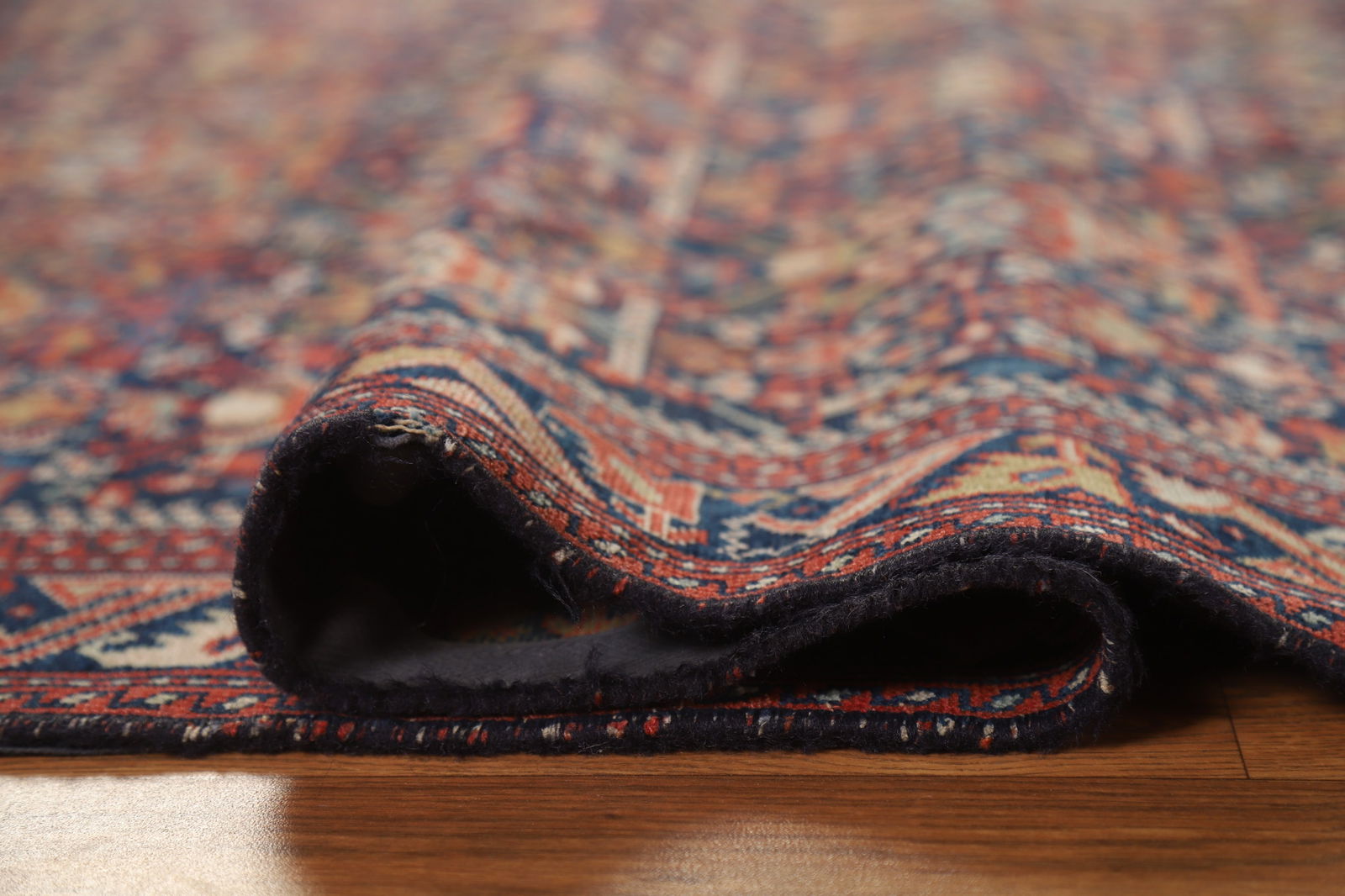 Pre-1900 Antique Vegetable Dye Malayer Persian Rug 4x6 - 12