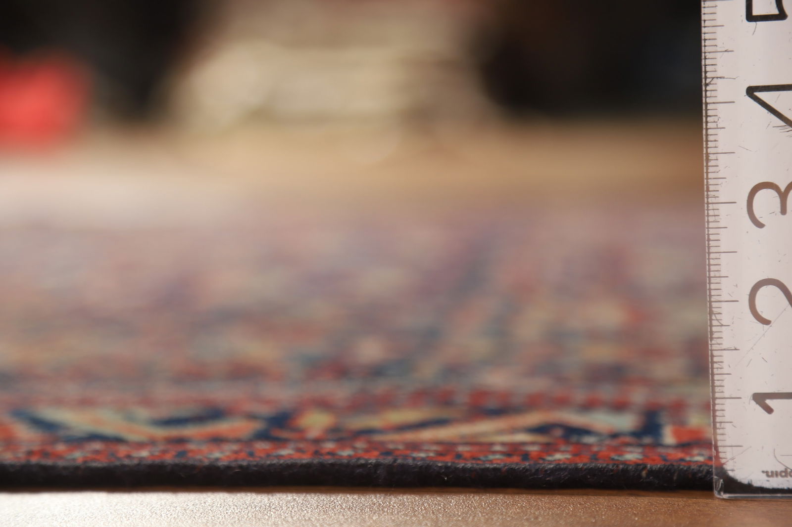 Pre-1900 Antique Vegetable Dye Malayer Persian Rug 4x6 - 18