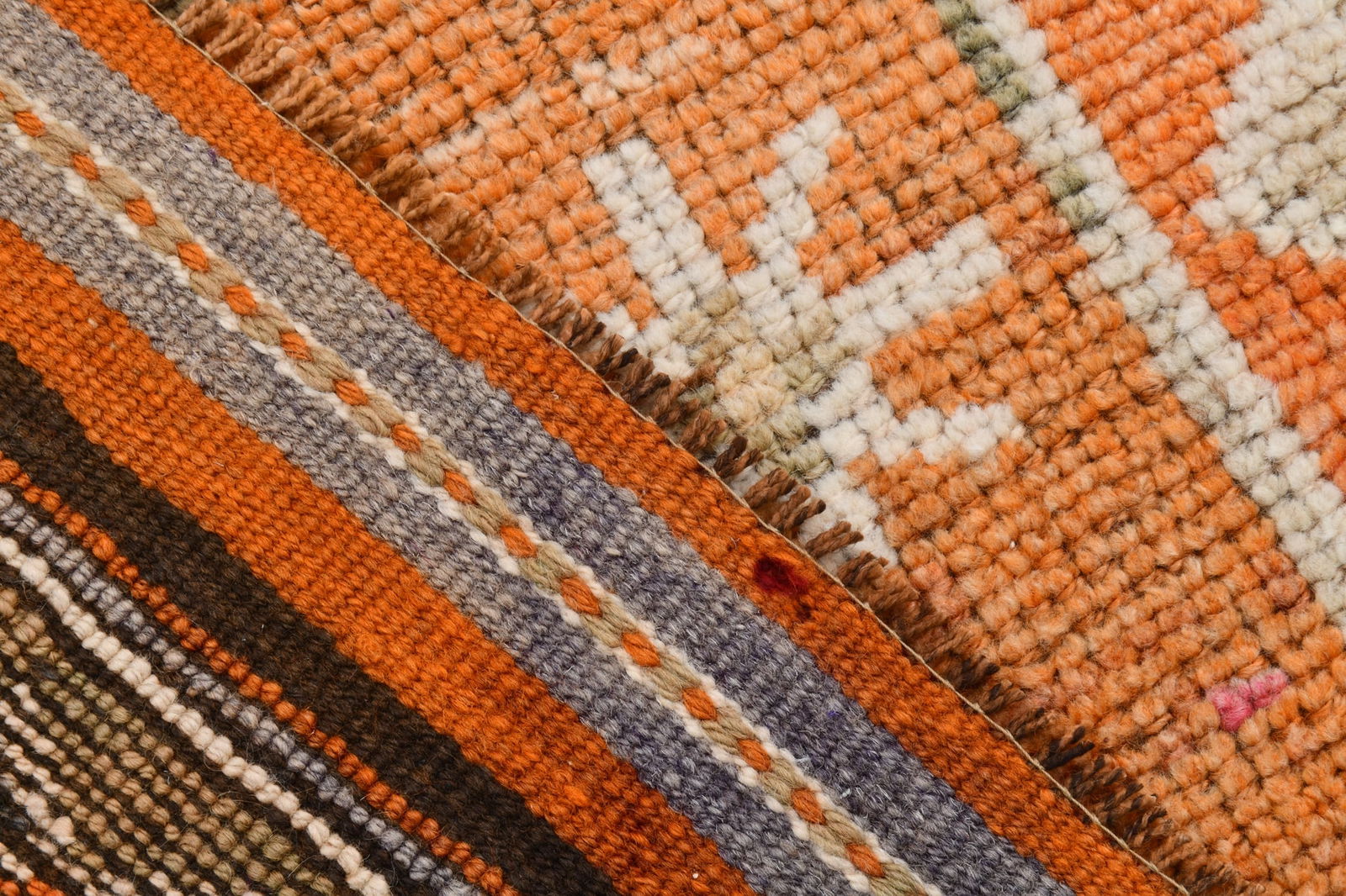 2'10'' x 12'9'' Handmade Vintage Wool Rug - 22113 - 14