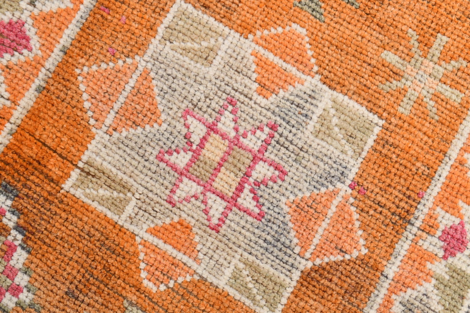 2'10'' x 12'9'' Handmade Vintage Wool Rug - 22113 - 7