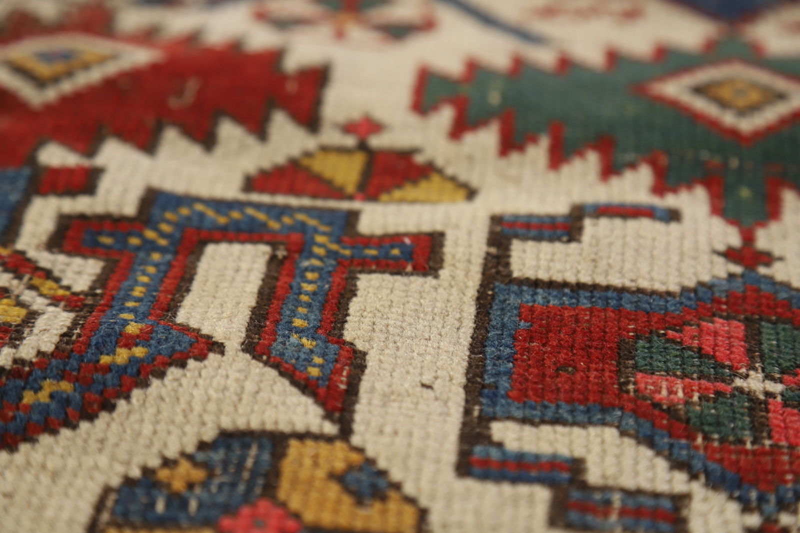 Pre-1900 Antique Vegetable Dye Kazak Oriental Rug 3x5 - 10