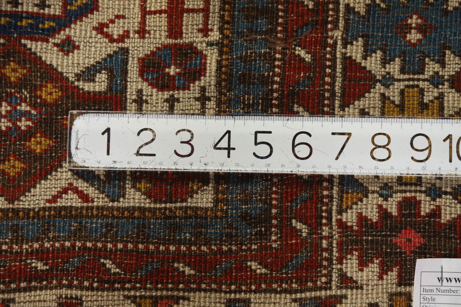 Pre-1900 Antique Vegetable Dye Kazak Oriental Rug 3x5 - 18