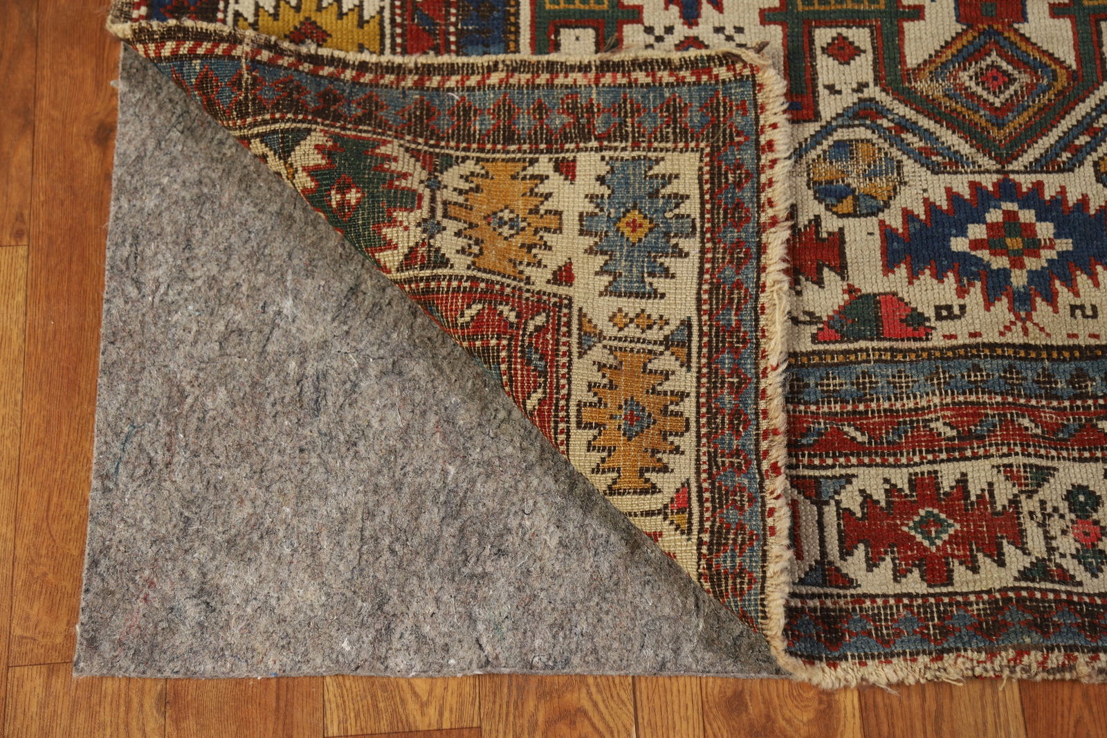 Pre-1900 Antique Vegetable Dye Kazak Oriental Rug 3x5 - 8