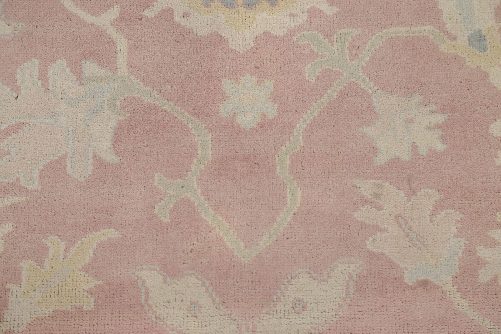 Antique Vegetable Dye Oushak Turkish Area Rug 3x5 - 10