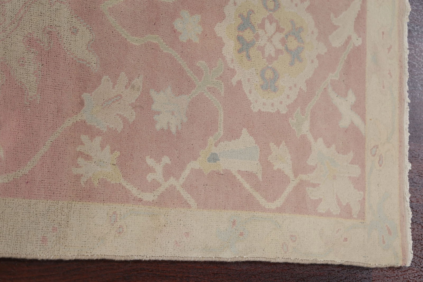 Antique Vegetable Dye Oushak Turkish Area Rug 3x5 - 12