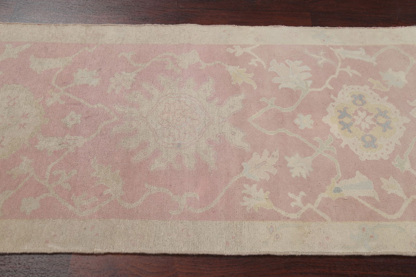 Antique Vegetable Dye Oushak Turkish Area Rug 3x5 - 13