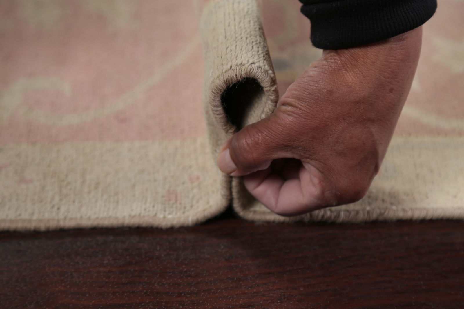 Antique Vegetable Dye Oushak Turkish Area Rug 3x5 - 17