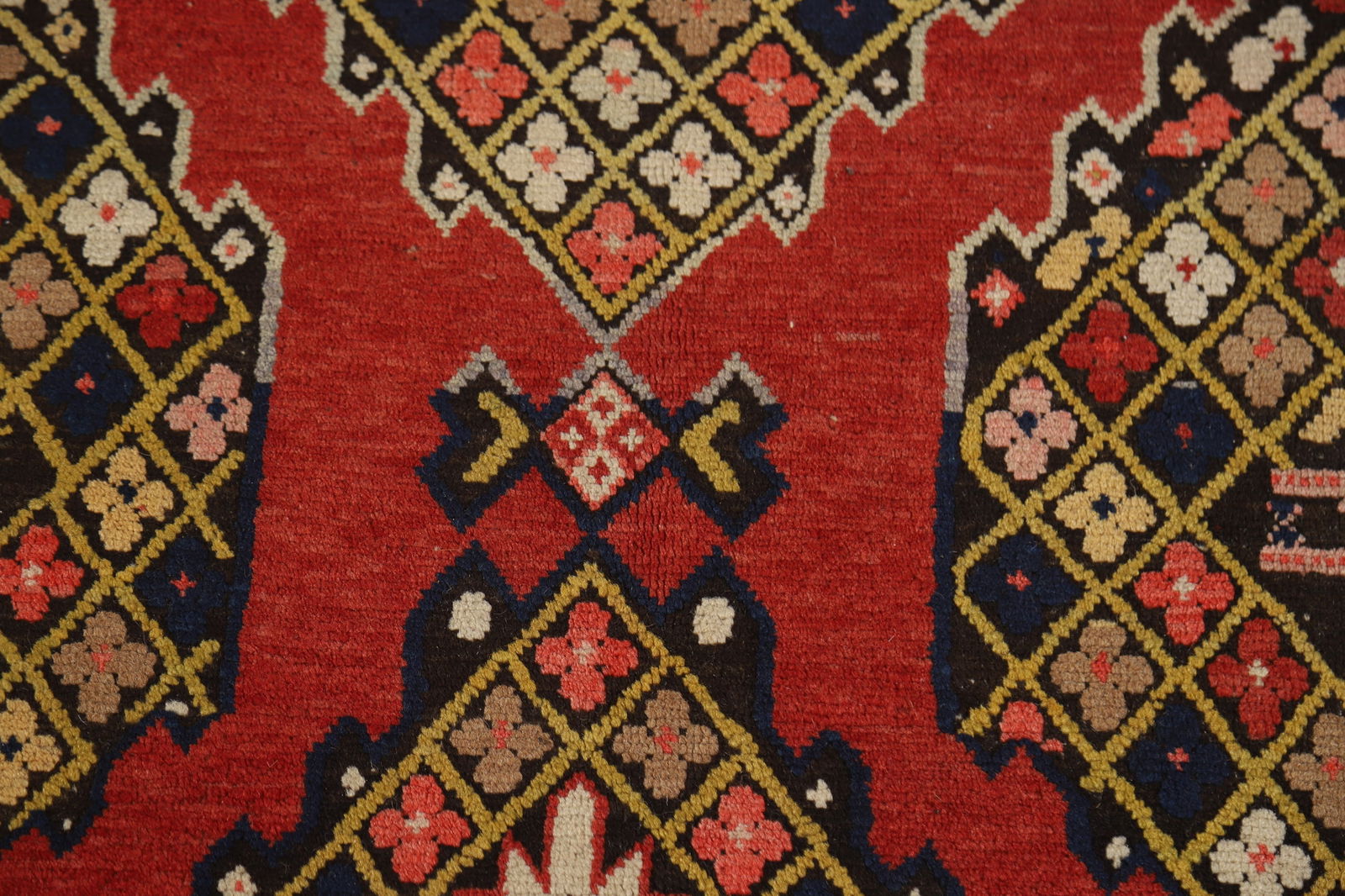 Pre-1900 Antique Kazak Vegetable Dye Rug 4x7 - 10