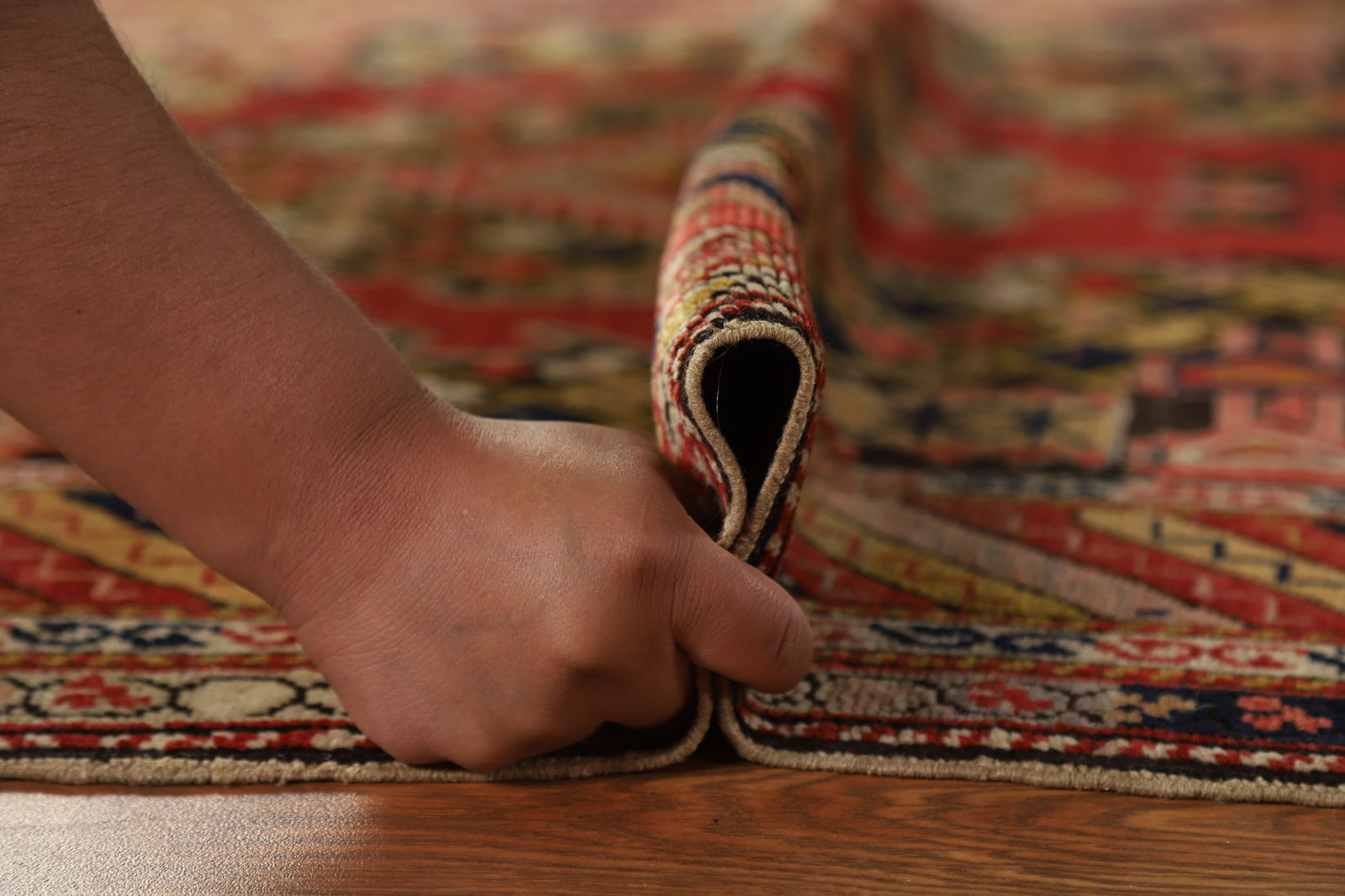 Pre-1900 Antique Kazak Vegetable Dye Rug 4x7 - 20