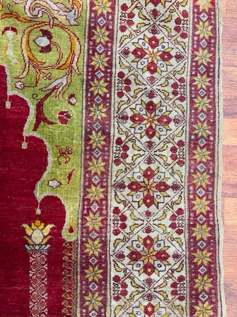 Antique Turkish Prayer Rug-5030 - 5