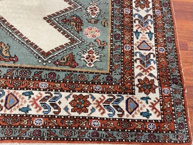 Vintage Persian Ardebil Rug-5046 - 7