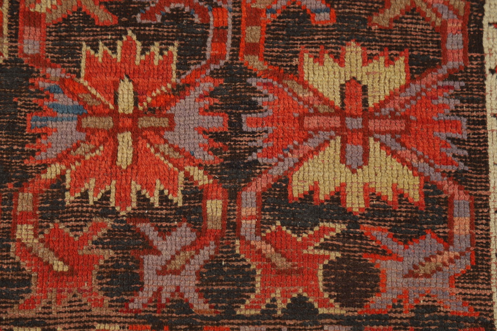 Pre-1900 Antique Anatolian Vegetable Dye Turkish Rug 4x4 - 10