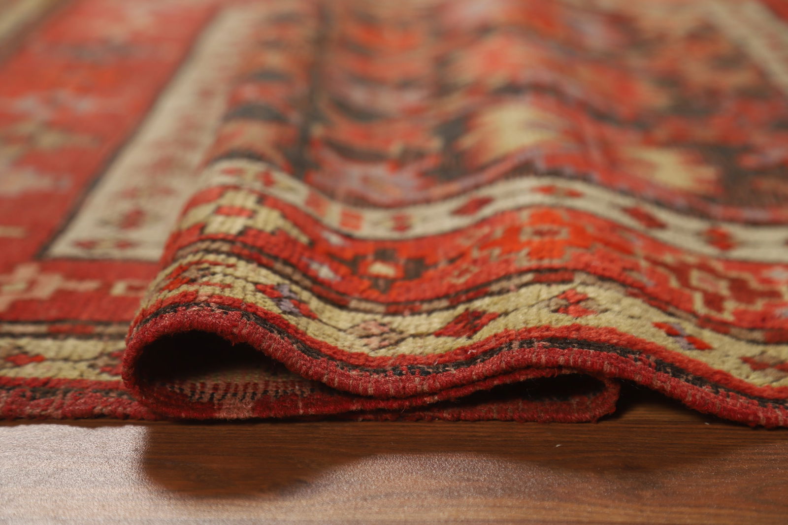 Pre-1900 Antique Anatolian Vegetable Dye Turkish Rug 4x4 - 12