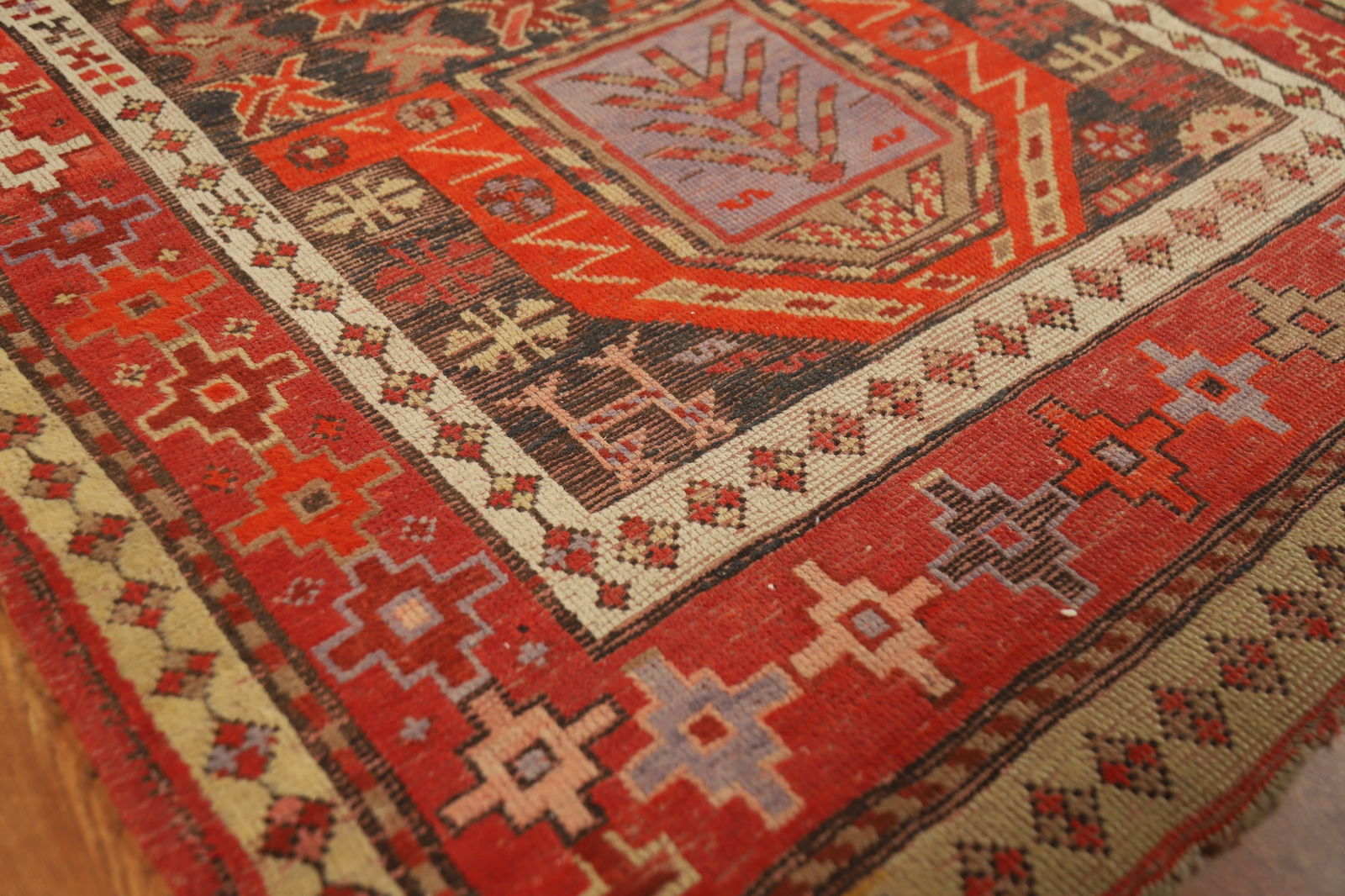 Pre-1900 Antique Anatolian Vegetable Dye Turkish Rug 4x4 - 6