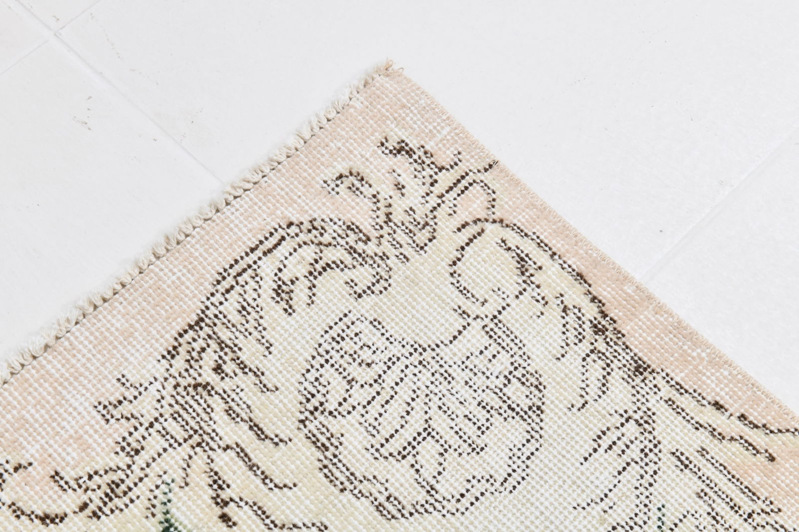 6'11'' x 10'5'' Handmade Vintage Wool Rug - 20173 - 10