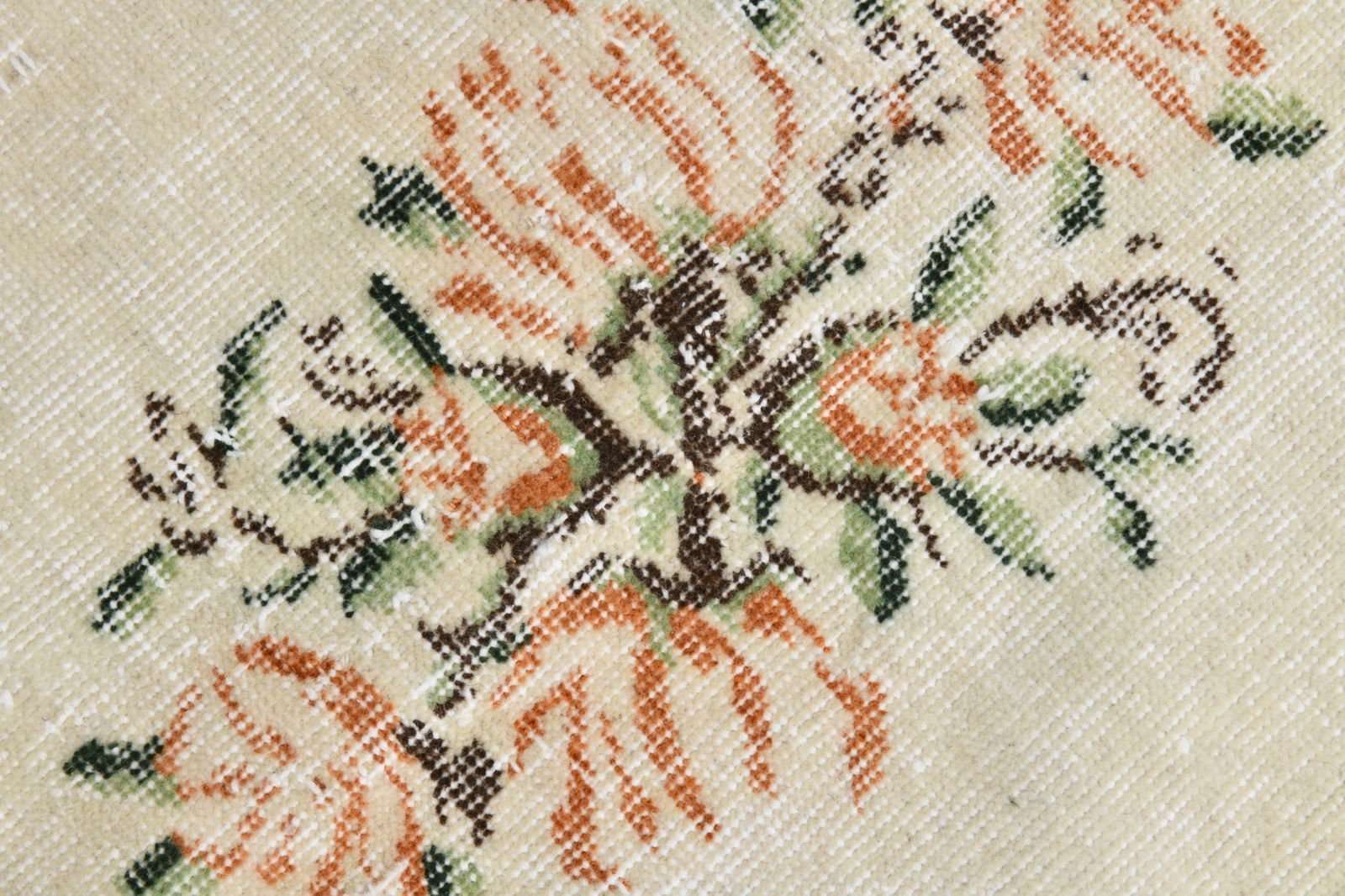 6'11'' x 10'5'' Handmade Vintage Wool Rug - 20173 - 7