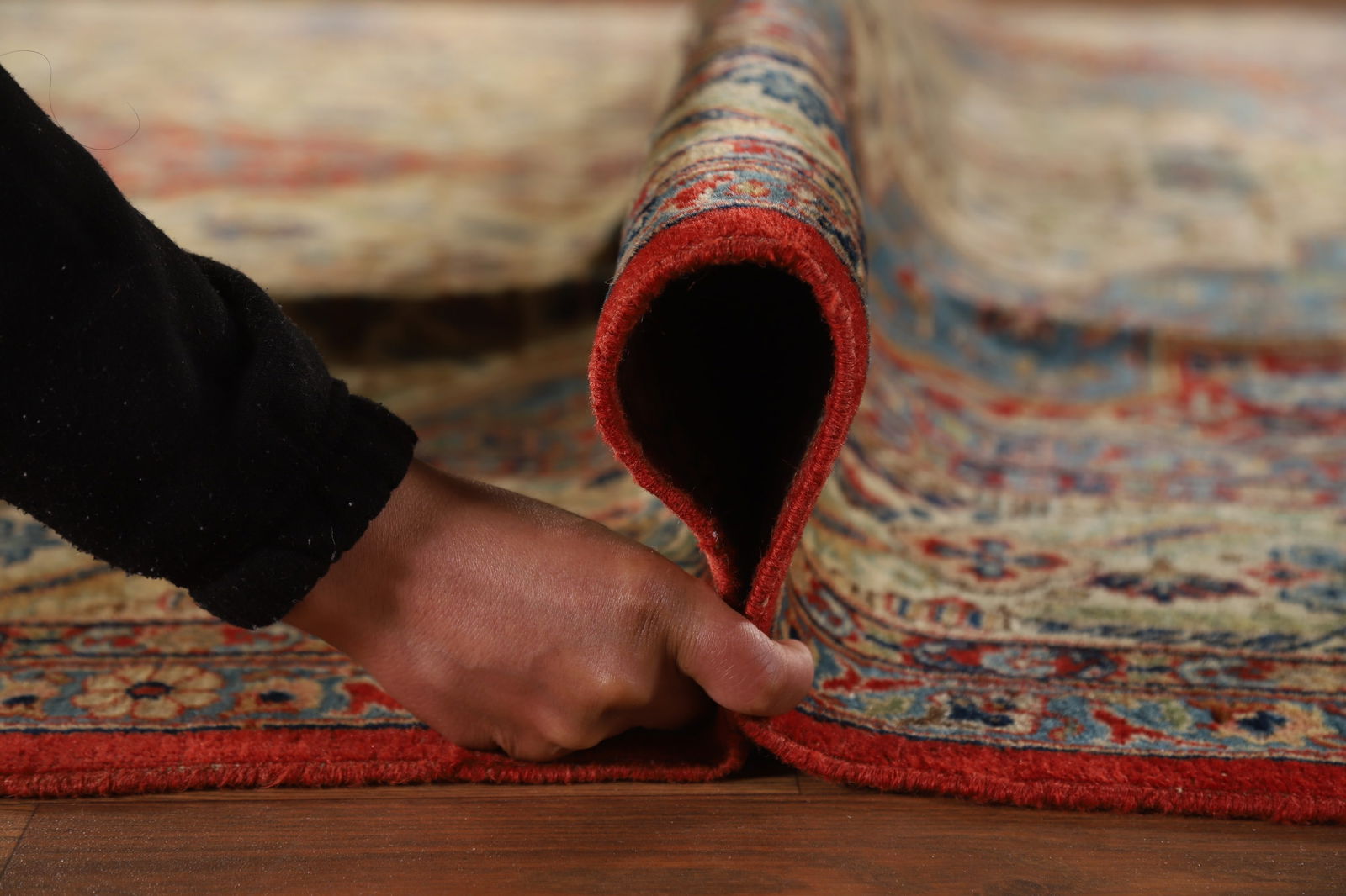 Antique Vegetable Dye Yazd Persian Area Rug 7x11 - 20