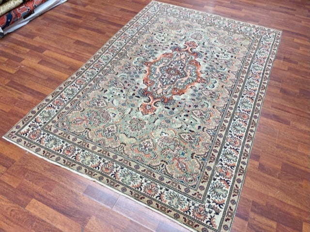 Antique Turkish Kayser rug-4913 - 6