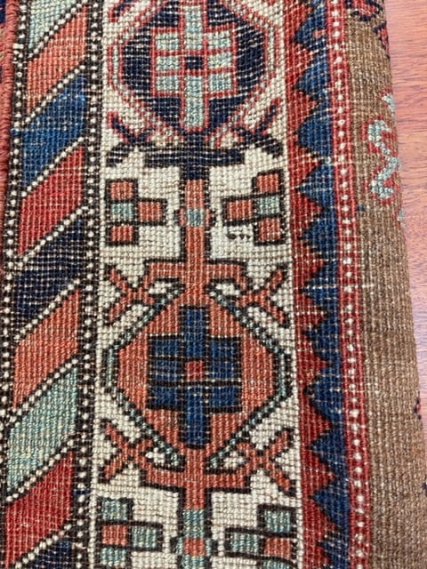 Antique Persian Northwest Camel Hair Runner-5005 - 9