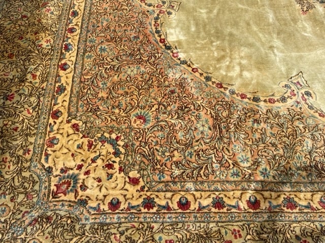 Antique Square Large size Ravar kirman-343 - 3