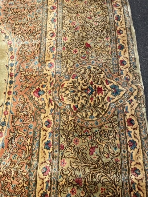 Antique Square Large size Ravar kirman-343 - 9