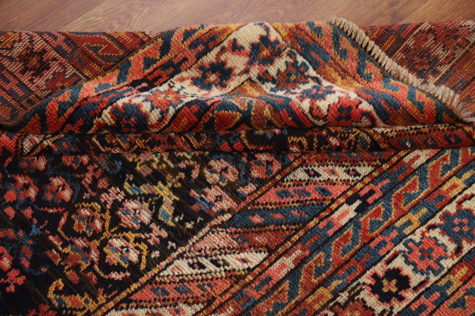 Antique Vegetable Dye Malayer Persian Rug 4x8 - 18