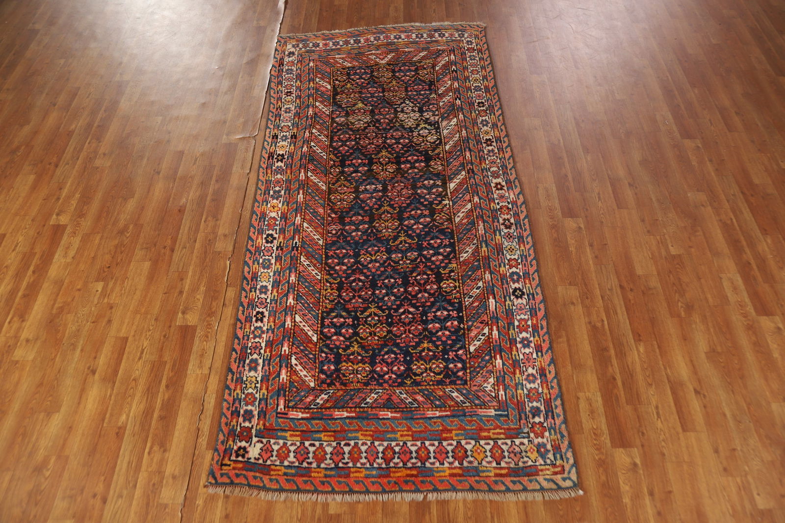Antique Vegetable Dye Malayer Persian Rug 4x8 - 3