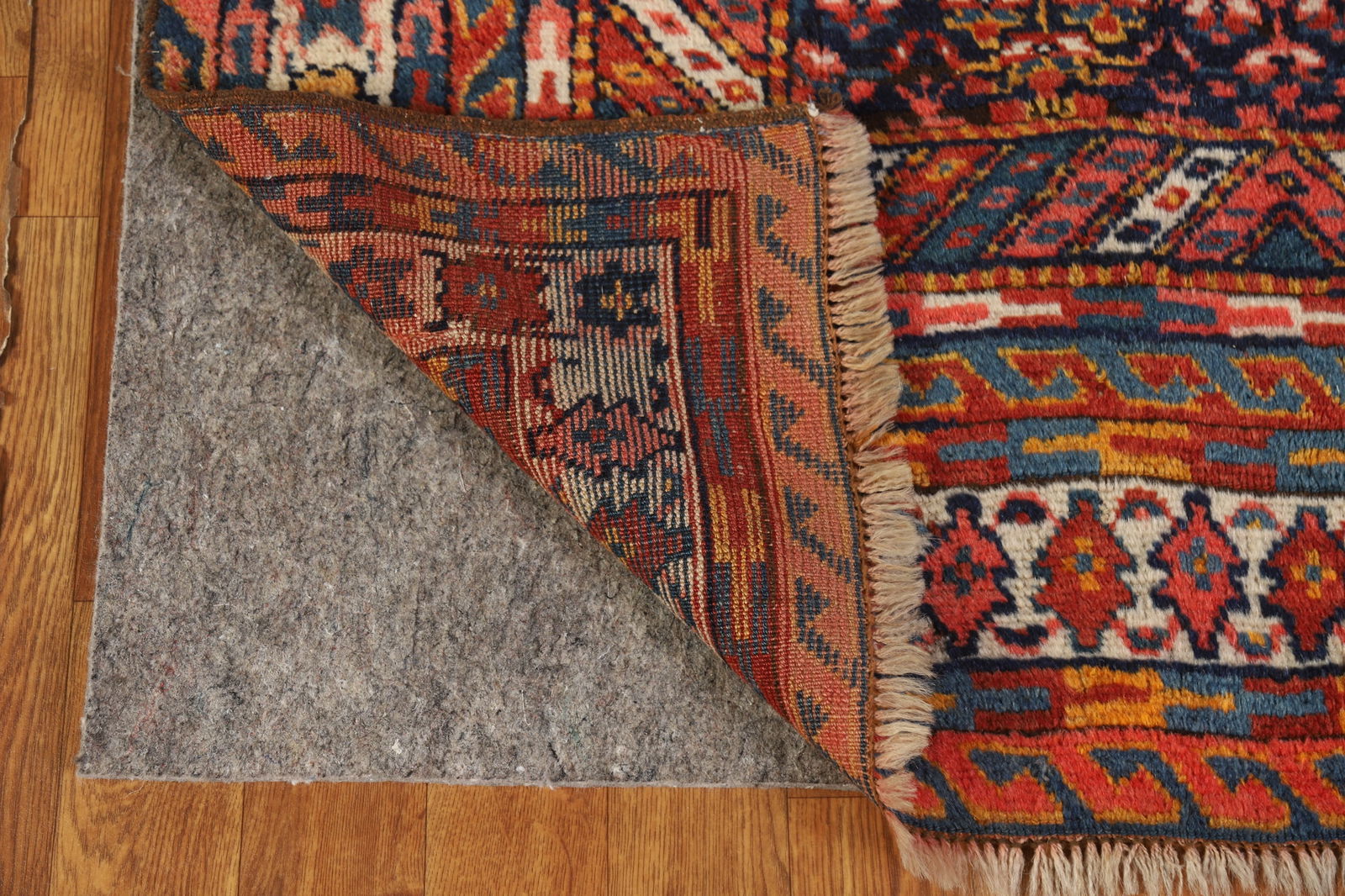 Antique Vegetable Dye Malayer Persian Rug 4x8 - 8