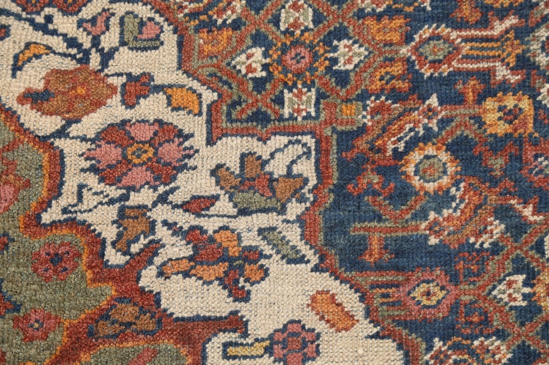 Pre-1900 Antique Vegetable Dye Mahal Persian Rug 9x12 - 10