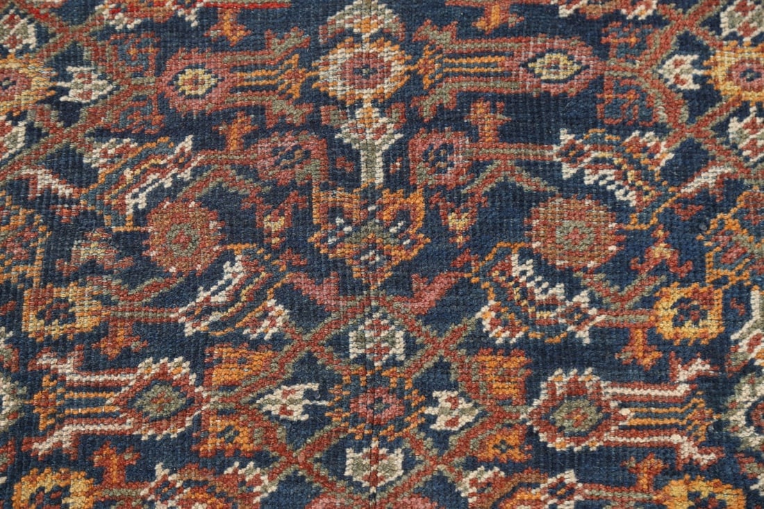 Pre-1900 Antique Vegetable Dye Mahal Persian Rug 9x12 - 11