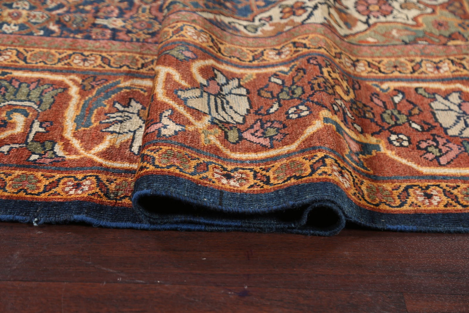 Pre-1900 Antique Vegetable Dye Mahal Persian Rug 9x12 - 12