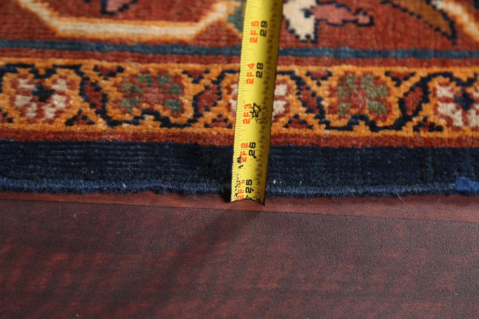 Pre-1900 Antique Vegetable Dye Mahal Persian Rug 9x12 - 20